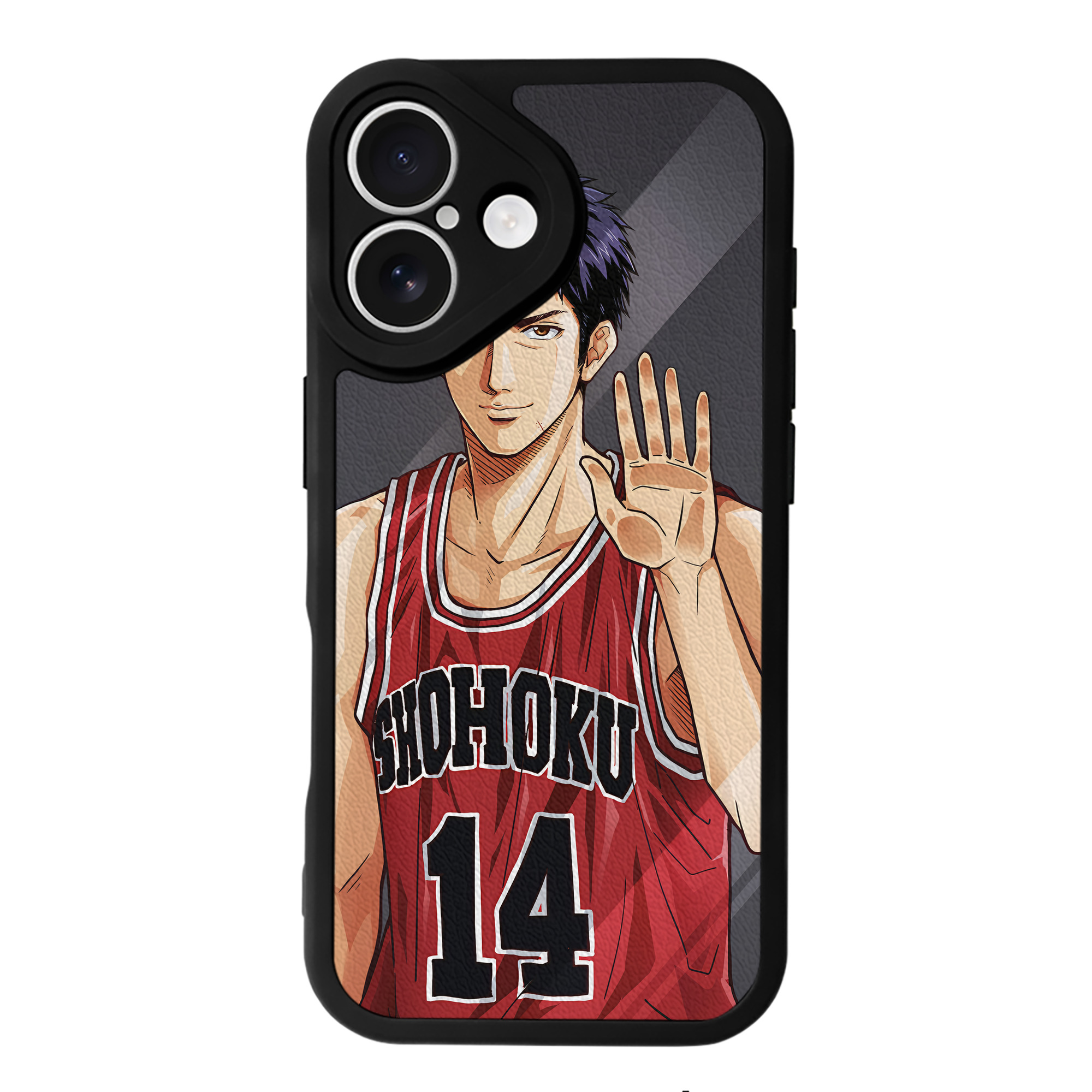 （画像用） SLAM DUNK／スラムダンク 【iPhone 16シリーズ対応】シリコンスマホケース（レザー調） 材質：シリコン